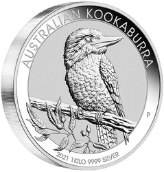 Kookaburra 1000 gramów Srebra 2021