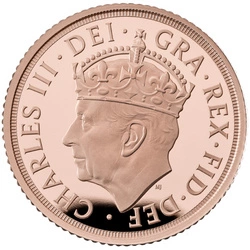 Wielka Brytania: The Coronation of His Majesty King Charles 1/2 Sovereign 2023 Proof