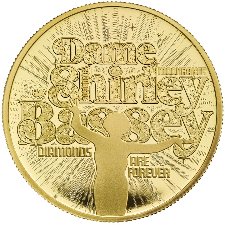 Dame Shirley Bassey 2 uncje Złota 2023 Proof
