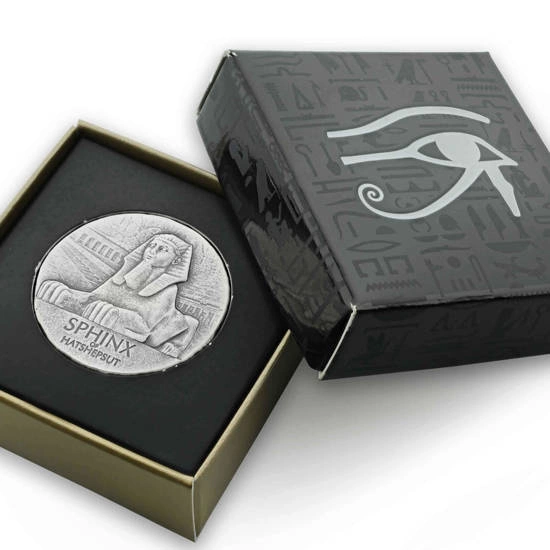 Czad: ERS Sphinx 5 uncji Srebra 2019 Antiqued Coin