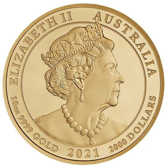 Diamentowy Koń 10 uncji Złota 2021 Proof
