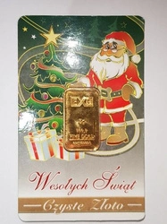 EXG 5 gramów Sztabka Złota Wesołych Świąt