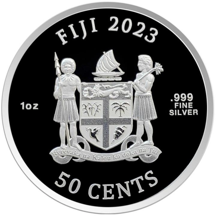 Fiji: Asian Mythical Creatures - Unicorn 1 uncja Srebra 2023