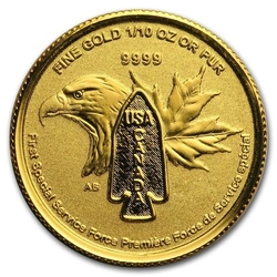 Special Service Force Devil's Brigade 1/10 uncji Złota 2017