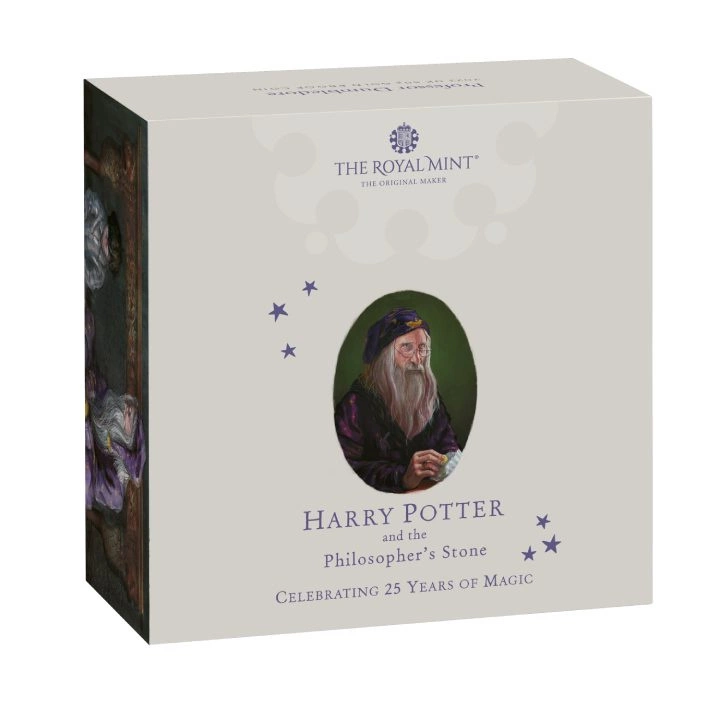 Harry Potter: Albus Dumbledore 50p Złoto 2023 Proof