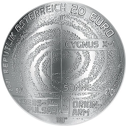 The Uncharted Universe: The Milky Way 20 Euro 2021 Proof