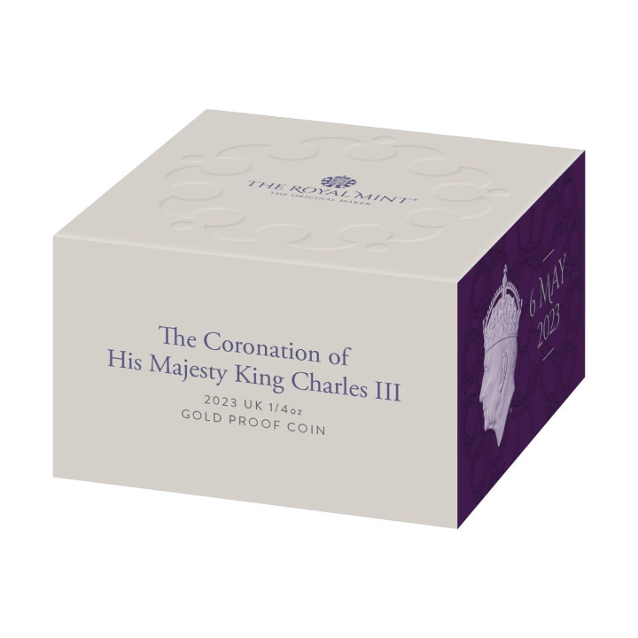 The Coronation of His Majesty King Charles III 1/4 uncji Złota 2023 Proof