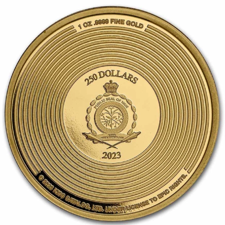 Niue: KISS 50th Anniversary 1 uncja Złota 2023