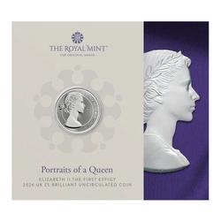 Portraits of Queen Elizabeth II - Mary Gillick Effigy £5 Miedzionikiel 2026
