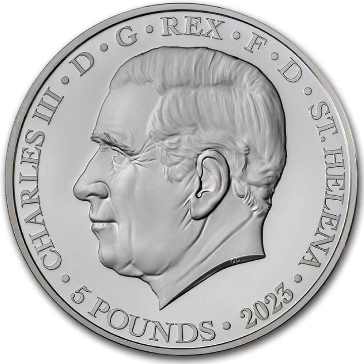 St Helena: Goddesses - Eos and the Horses 5 uncji Srebra 2023