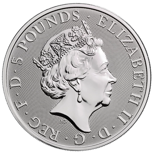 Bestie Królowej: Biały Koń Hanoweru 2 uncje Srebra 2020