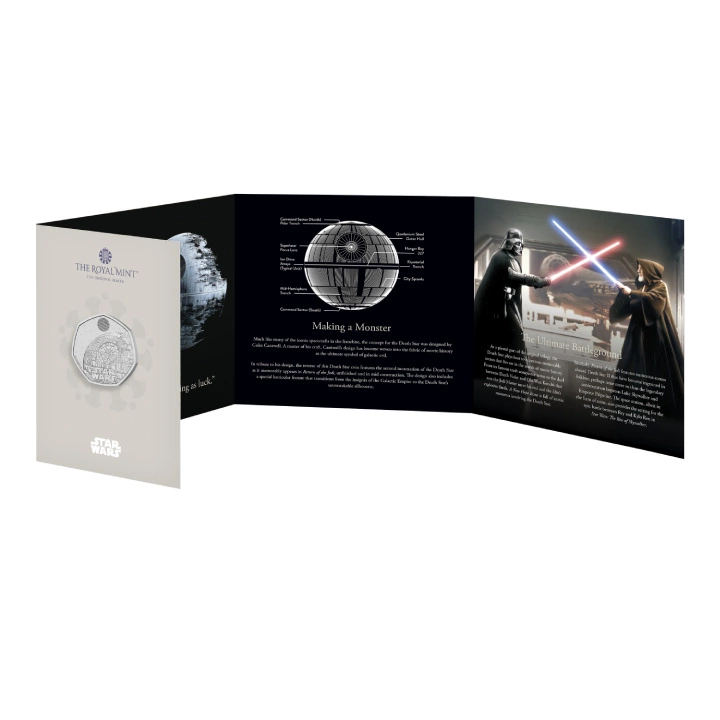 Star Wars: Death Star II 50p Miedzionikiel 2024