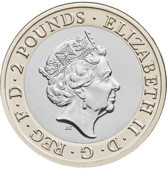 Zestaw 13 monet Miedzionikiel Wielka Brytania 2020