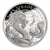St Helena Modern Japanese Trade Dollar 1 uncja Srebra 2023 Proof