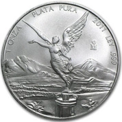 Mexican Libertad 1 uncja Srebra 2011