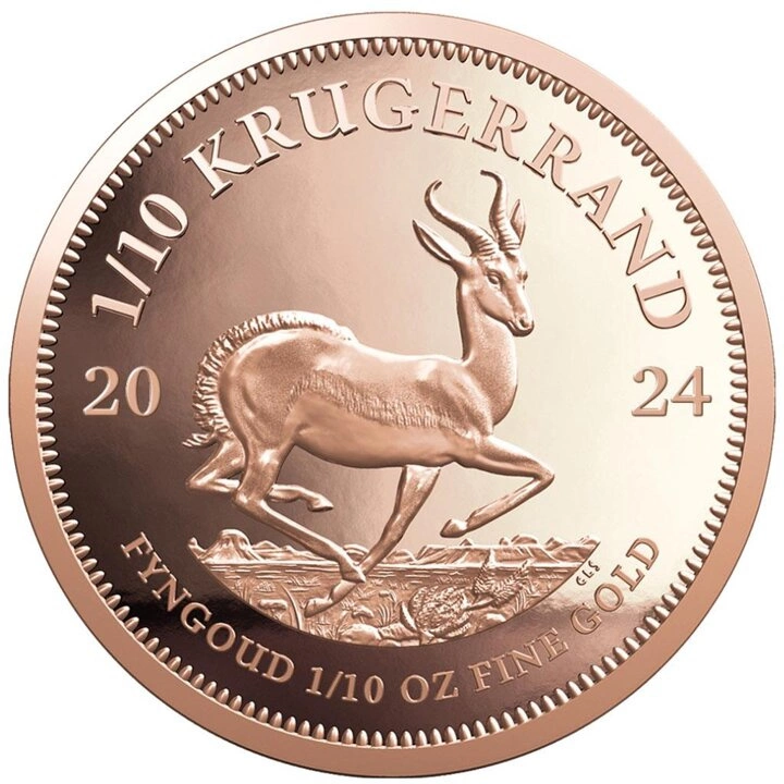 Zestaw 6 złotych monet Krugerrand 2024 Proof