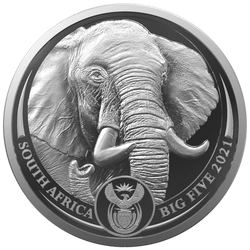 Big Five II: Elephant 1 uncja Srebra 2021