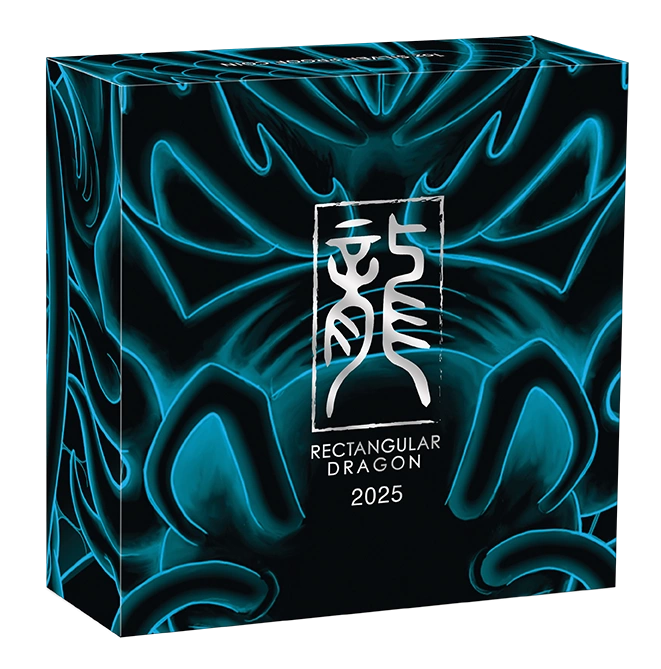 Sztabko-Moneta Dragon 1 uncja Srebra 2025 Proof