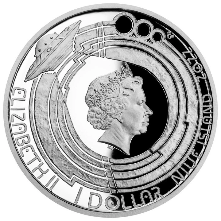 Niue: The Milky Way - The Milky Way kolorowany $1 Srebro 2022 Proof