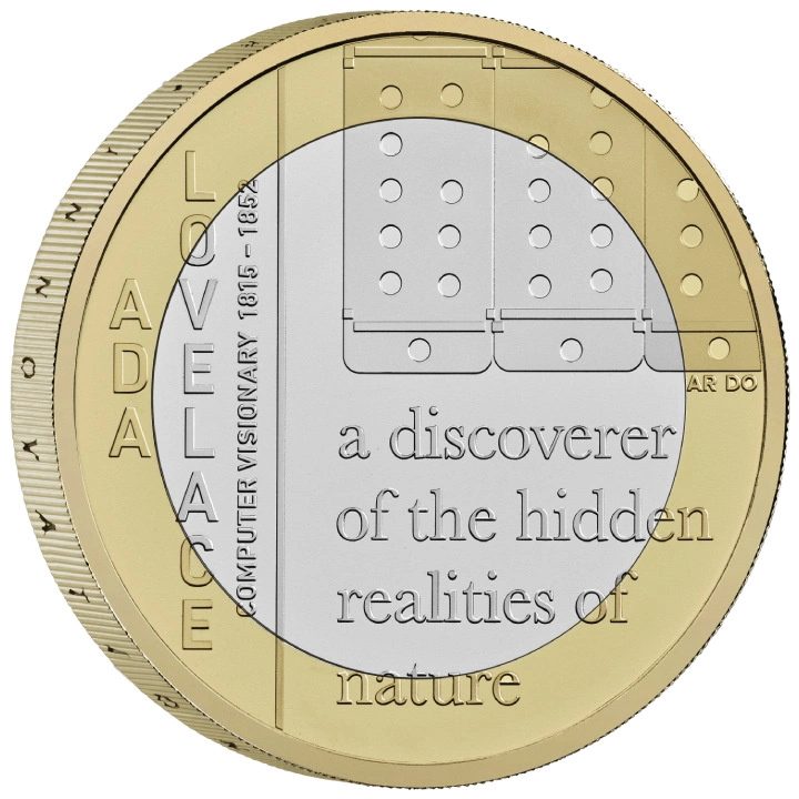 Ada Lovelace £2 Miedzionikiel 2023