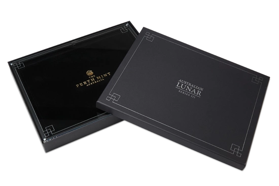 The Perth Mint: Kaseta Lunar III 12 x 1 uncja Srebra