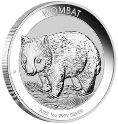 Australijski Wombat 1 uncja Srebra 2022
