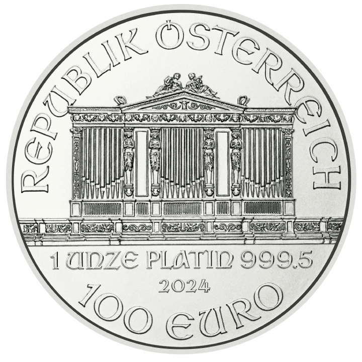 Wiedeński Filharmonik 1 uncja Platyny 2024