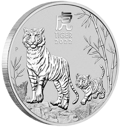 Lunar III: Rok Tygrysa 5 uncji Srebra 2022