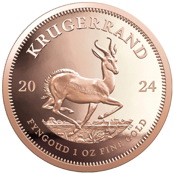 Zestaw 7 złotych monet Krugerrand 2024 Proof