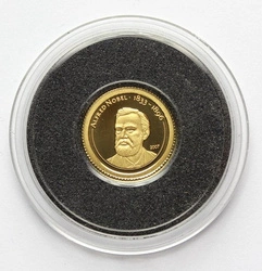 Alfred Nobel 0,5 g Złota 2007 Proof