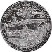 Patriot: World War II 1 uncja Srebra 2019 Prooflike Round