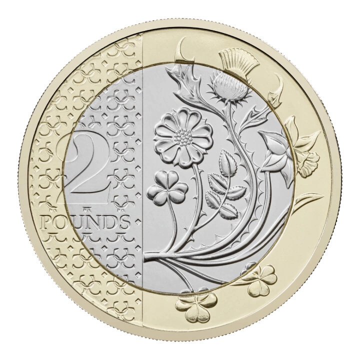 Zestaw 8 monet Miedzionikiel Wielka Brytania Definitive 2025