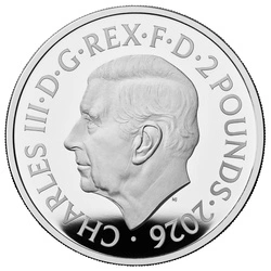 Royal Mint Lunar: Rok Konia 1 uncja Srebra 2026 Proof