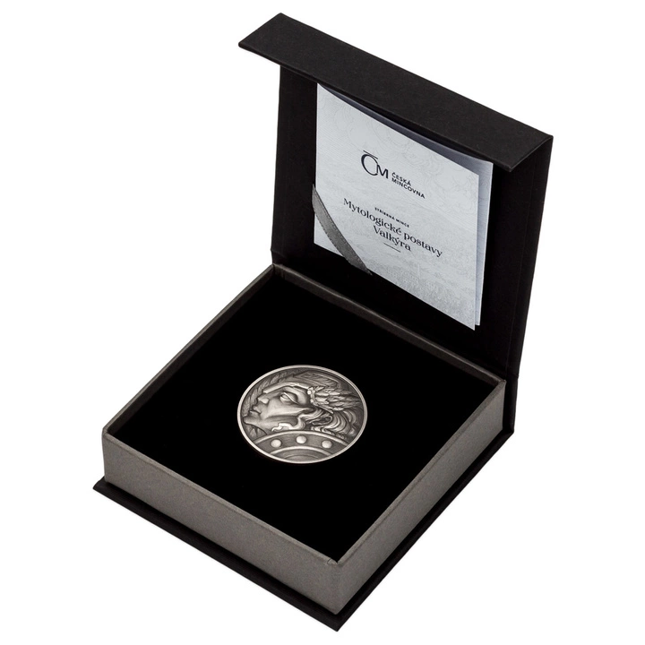 Niue: Mythological Figures - Valkyrie Stand 1 uncja Srebra 2025 Antiqued Coin