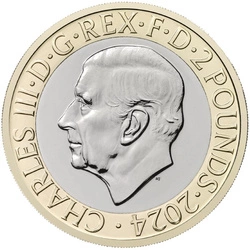 Celebrating 200 Years of the National Gallery £2 Miedzionikiel 2024