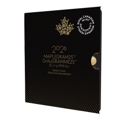 Kanadyjski Liść Klonowy  25 x 1 gram Złota 2026