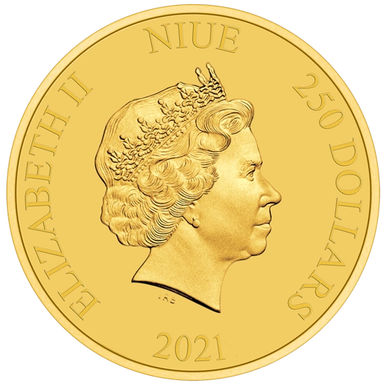 Niue: Disney Piraci z Karaibów - Czarna Perła 1 uncja Złota 2021
