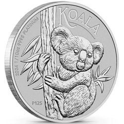 Koala 1/10 uncji Platyny 2024