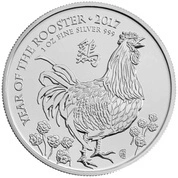 Lunar: Rok Koguta 1 uncja Srebra 2017