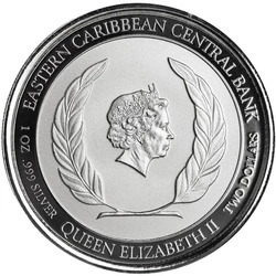 St. Vincent & The Grenadines: War Ship 1 uncja Srebra 2022 