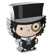 Niue: DC - Chibi 'Penguin' kolorowany 1 uncja Srebra 2023 Proof