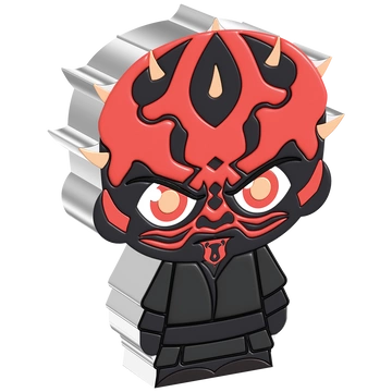 Niue: Star Wars - Darth Maul Chibi Coin kolorowany 1 uncja Srebra 2022 Proof