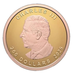 Kanadyjski Liść Klonowy 1 uncja Złota 2025 Reverse Proof Ultra High Relief