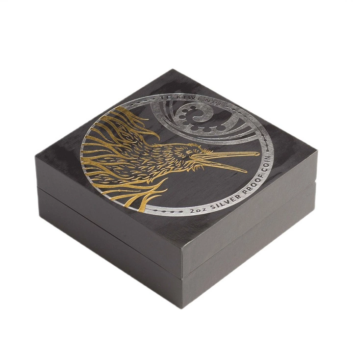 Kiwi pozłacany 2 uncje Srebra 2026 Black Proof