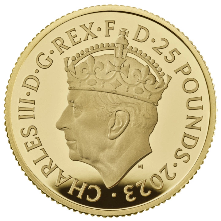 The Coronation of His Majesty King Charles III 1/4 uncji Złota 2023 Proof