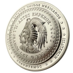 Niue: Aztec Emperor Cuauhtémoc Tribute 1 uncja Srebra 2025