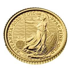 Britannia 1/10 uncji Złota 2022