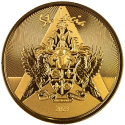 St. Lucia - Coat of Arms 1 uncja Złota 2023 Proof