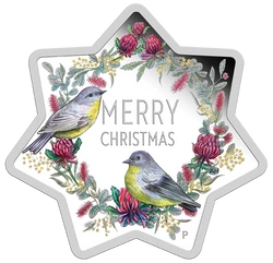 Gwiazda Świąteczna 1 uncja Srebra 2020 Proof