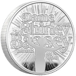 Dame Shirley Bassey 2 uncje Srebra 2023 Proof